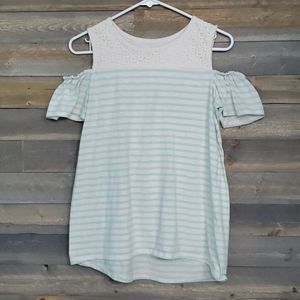 EUC Justice Girls Cold Shoulder Shirt 18/20